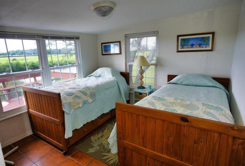 Second Bedroom, with en suite as well.  Great views of the water from this room as well.