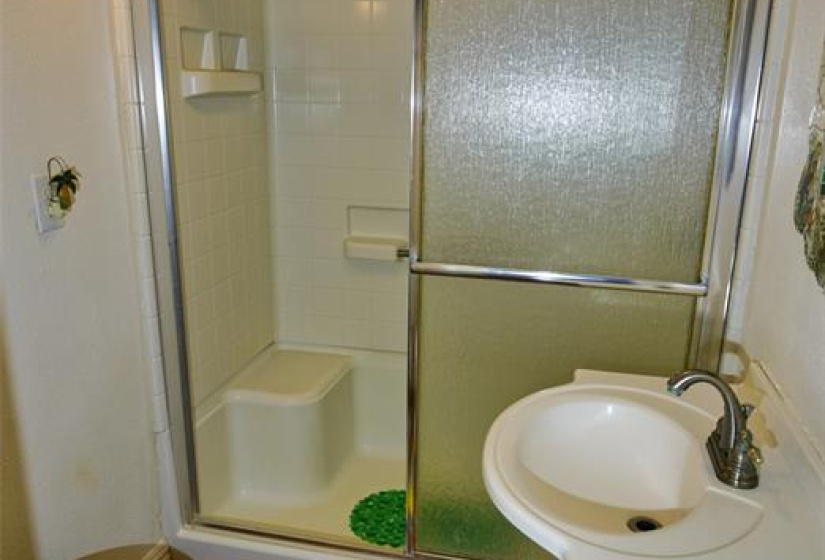 Walk In Shower for the second bedroom, is very convenient!