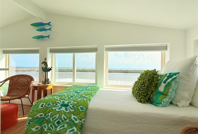 Wake up to those amazing waterfront views right from your bed.