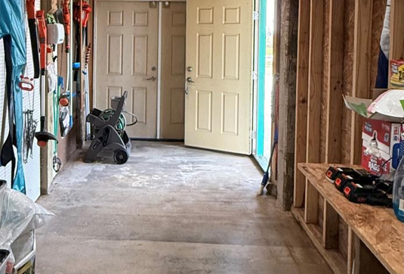 Efficient storage space equipped for all your maintenance needs.