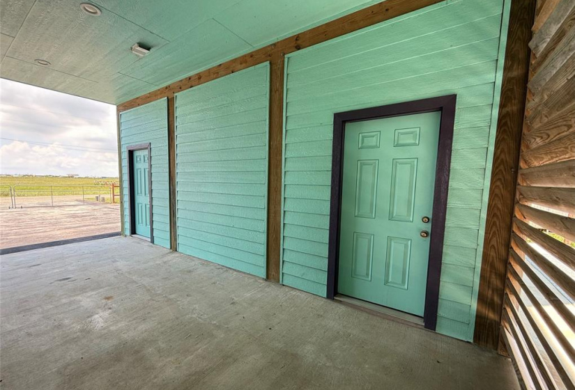 Covered storage perfect to protect your boat.