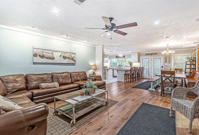 Open concept floor plan. Home comes fully furnished!