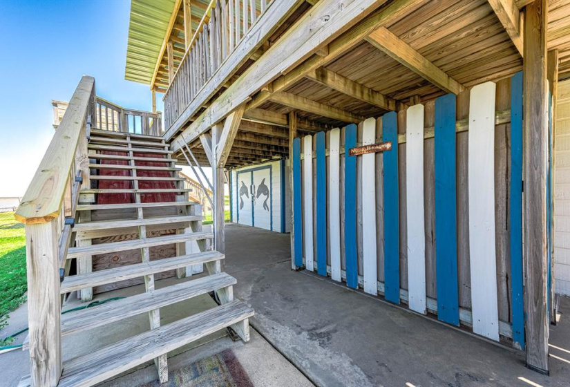 Back staircase