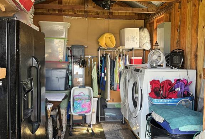 Electricity and Cold Water in Shed