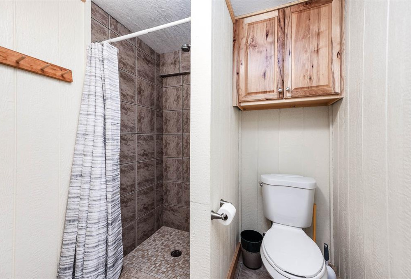 Downstairs full bath.