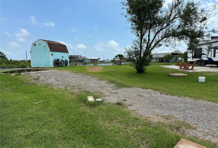 BOAT SLIP AND STORAGE SHED