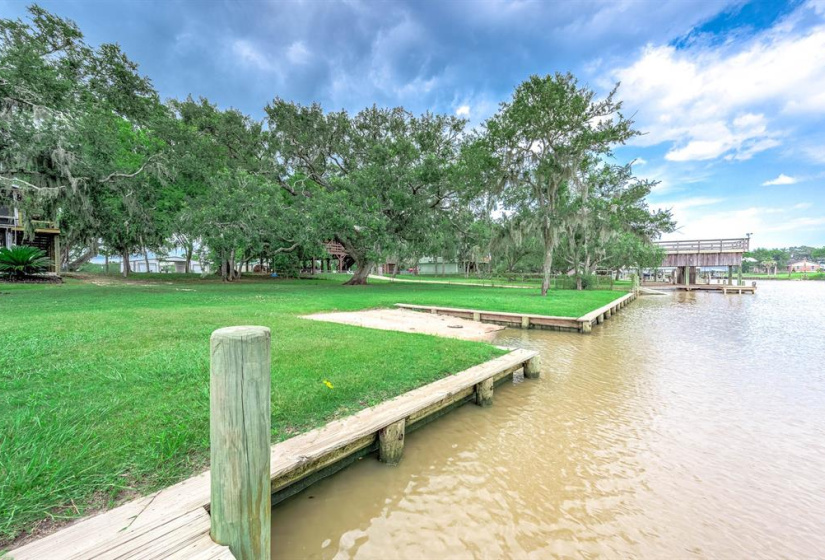 Private boat ramp