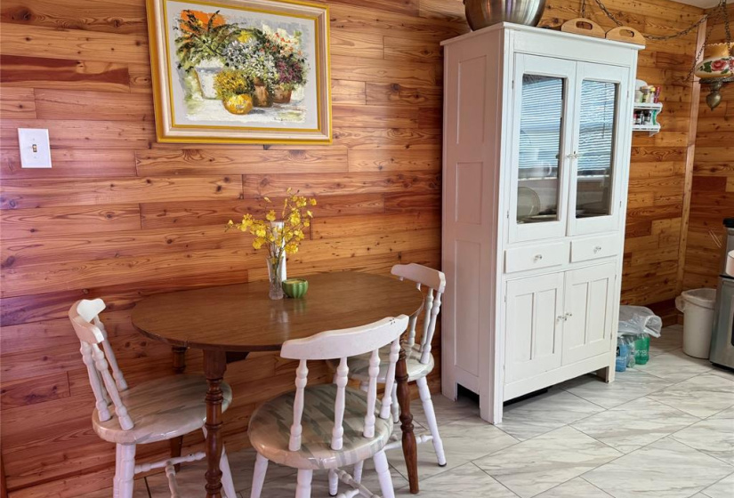 Breakfast nook.