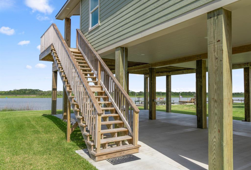 Two stairways - one leads to Front porch