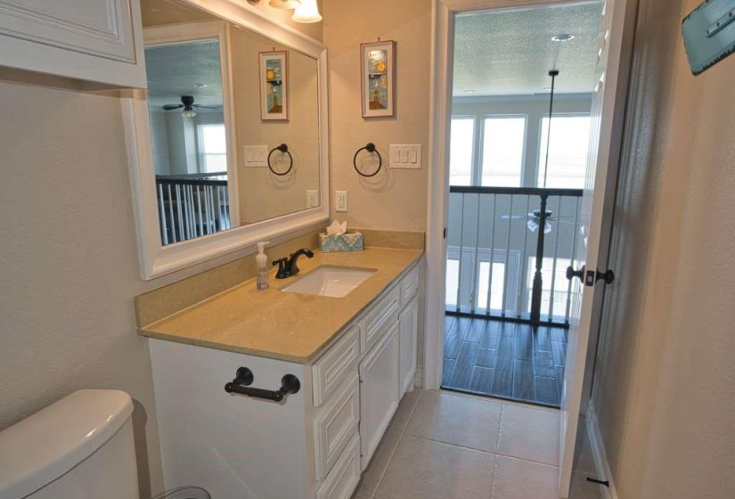 Upstairs main house bathroom