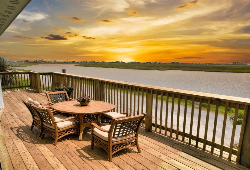 Imagine having your morning coffee or evening beverage with this amazing view! Virtually staged for effect