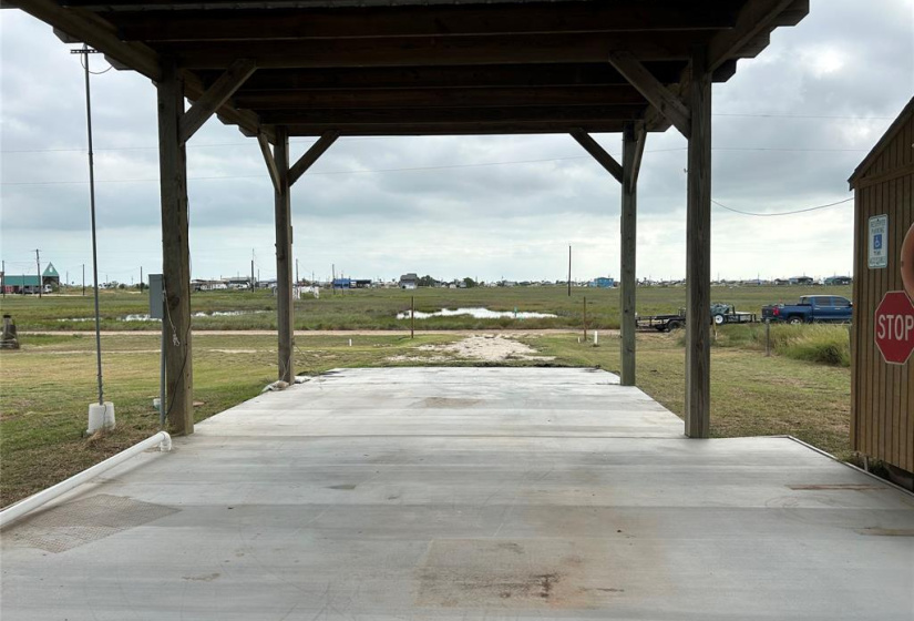 Commercial grade 6 in thick Concrete slab for parking your RVs