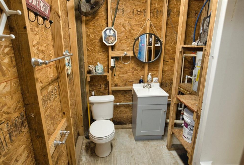 Auxiliary Bathroom/Down Stairs
