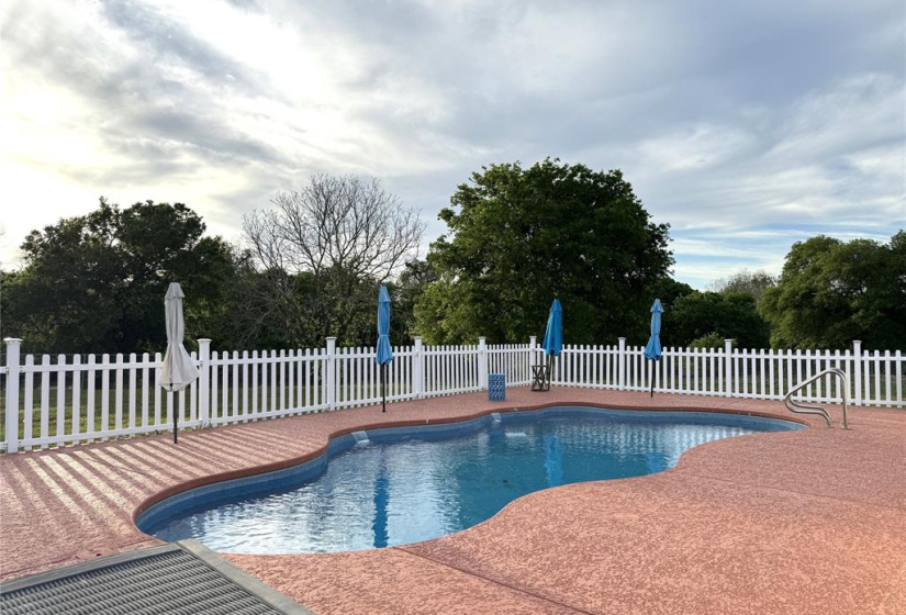 Looking towards Caney Creek from the pool - this would be your view for those gorgeous Sargent sunsets!