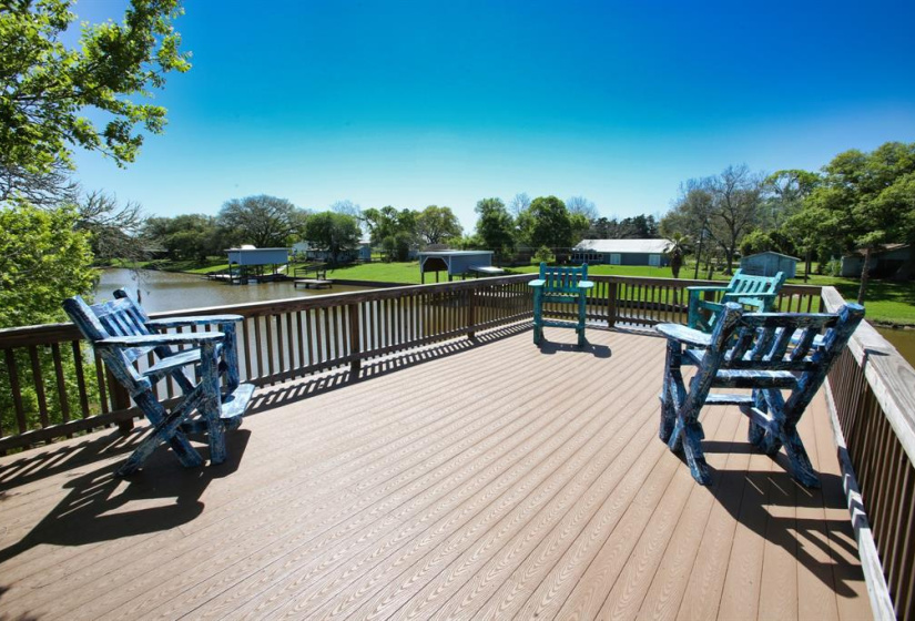 Deck On Top Of Boathouse
